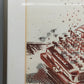 Originelles Schreibmaschinen-Stillleben – Künstlerische Lithografie von 1990