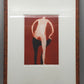 Abstrakte Kunstgrafik „Figur“ – Limitierte E.A. Edition von 1997