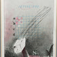 Abstrakte Kunst Grafik - Signierte Lithografie im Holzrahmen