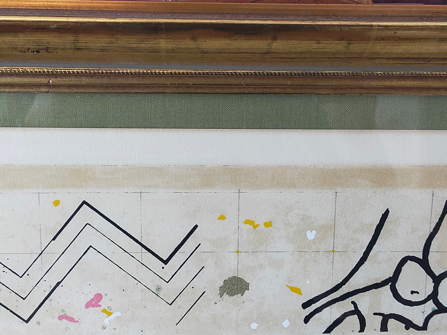 Michael Eisemann Lithografie „ma petite Cherie“ – Modernes Kunstwerk 1984