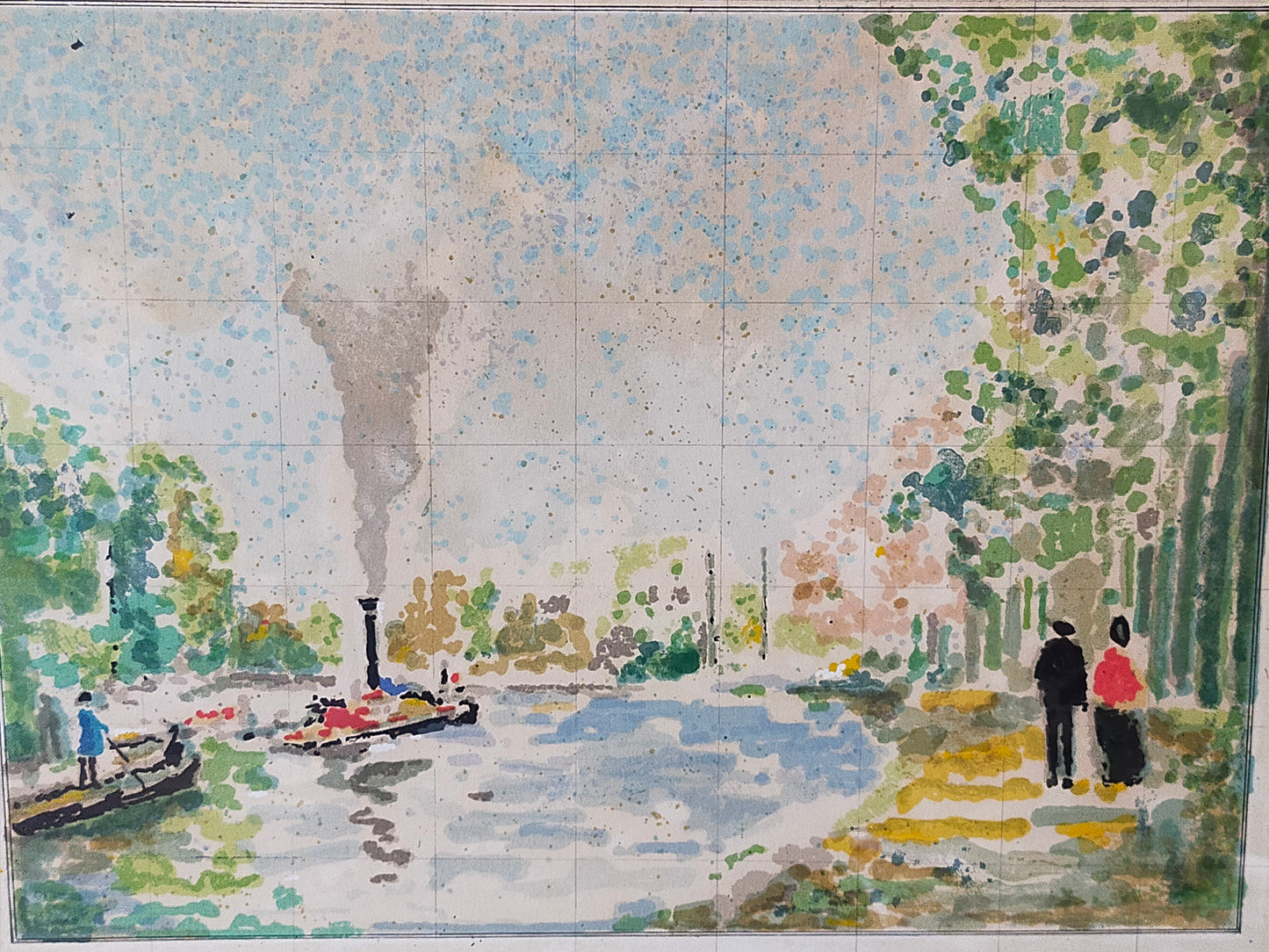 Michael Eisemann Lithografie „ma petite Cherie“ – Modernes Kunstwerk 1984