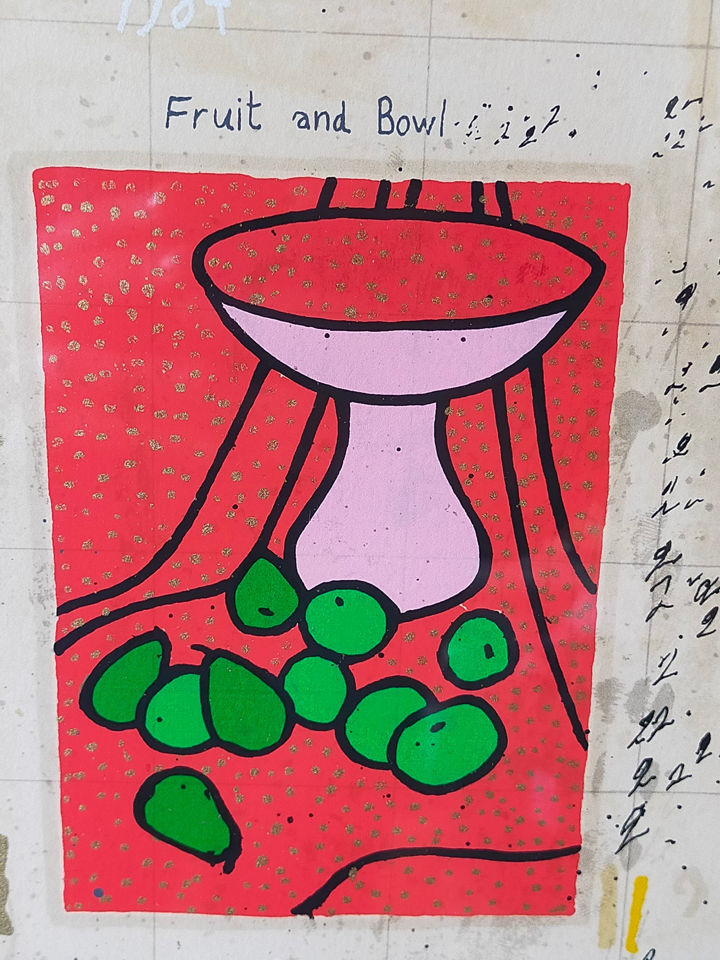 Michael Eisemann Lithografie „ma petite Cherie“ – Modernes Kunstwerk 1984