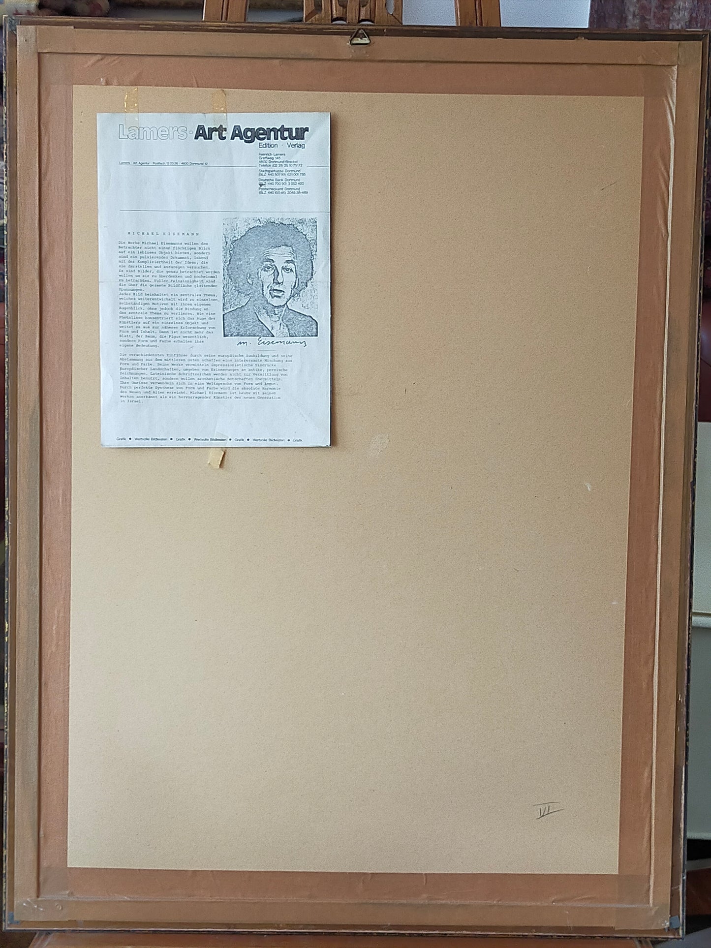 Michael Eisemann Lithografie „ma petite Cherie“ – Modernes Kunstwerk 1984