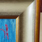 Expressives Sonnenblumen Ölgemälde – Impasto Stil im Goldrahmen