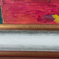 Expressives Sonnenblumen Ölgemälde – Impasto Stil im Goldrahmen
