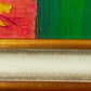 Expressives Sonnenblumen Ölgemälde – Impasto Stil im Goldrahmen