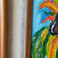 Expressives Sonnenblumen Ölgemälde – Impasto Stil im Goldrahmen