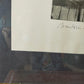 Original Grafik "Phantasie und Wirklichkeit" – Signiert von G. Meister '74