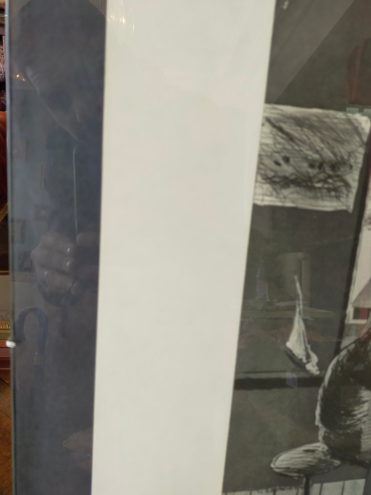 Original Grafik "Phantasie und Wirklichkeit" – Signiert von G. Meister '74