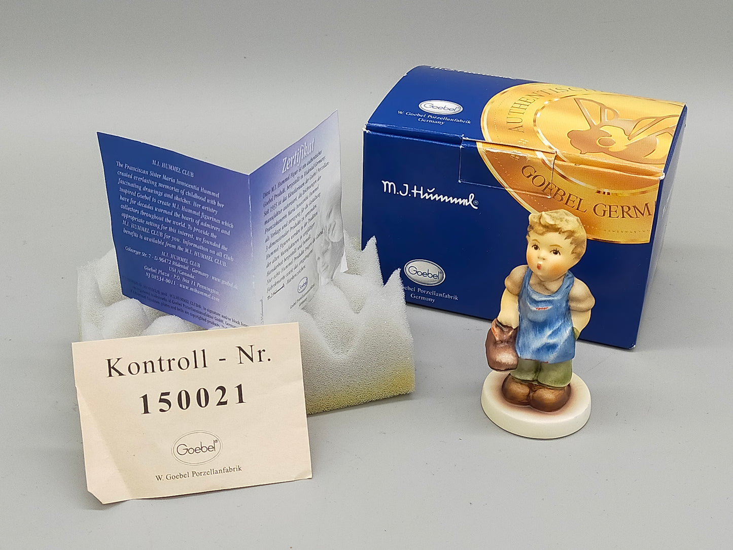 Goebel Hummel Figur Schusterbub – Mit Original Verpackung und Zertifikat