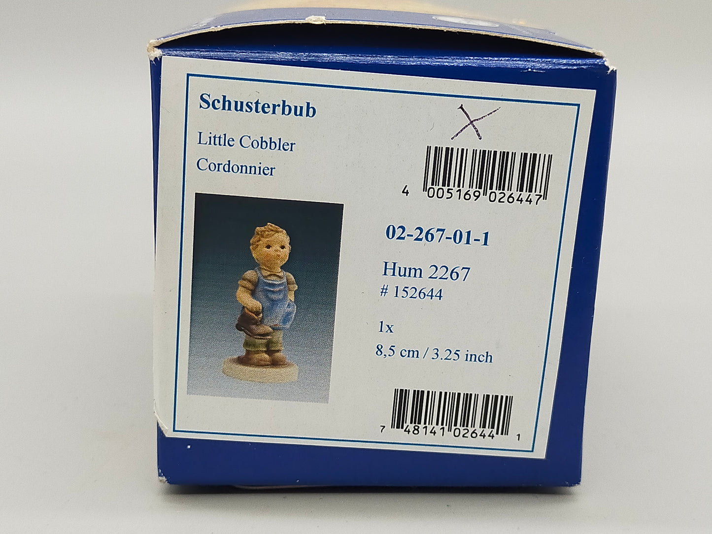 Goebel Hummel Figur Schusterbub – Mit Original Verpackung und Zertifikat