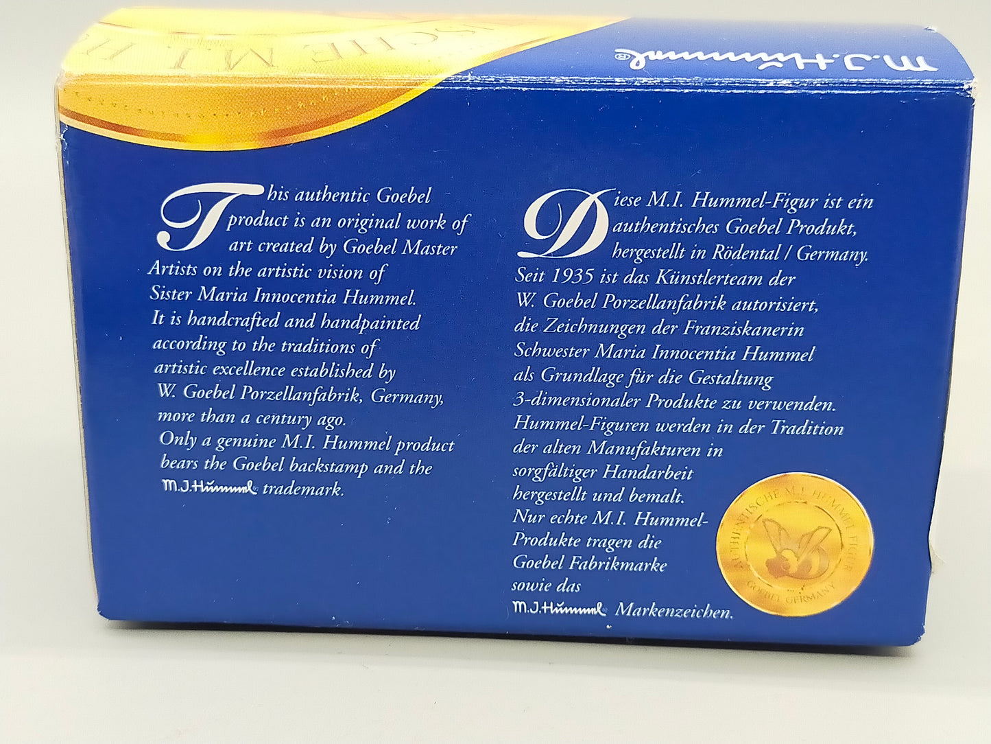 Goebel Hummel Figur Schusterbub – Mit Original Verpackung und Zertifikat