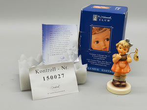 Exclusive - E : Goebel Hummel Figur Bring uns Glück Mit OVP und Zertifikat