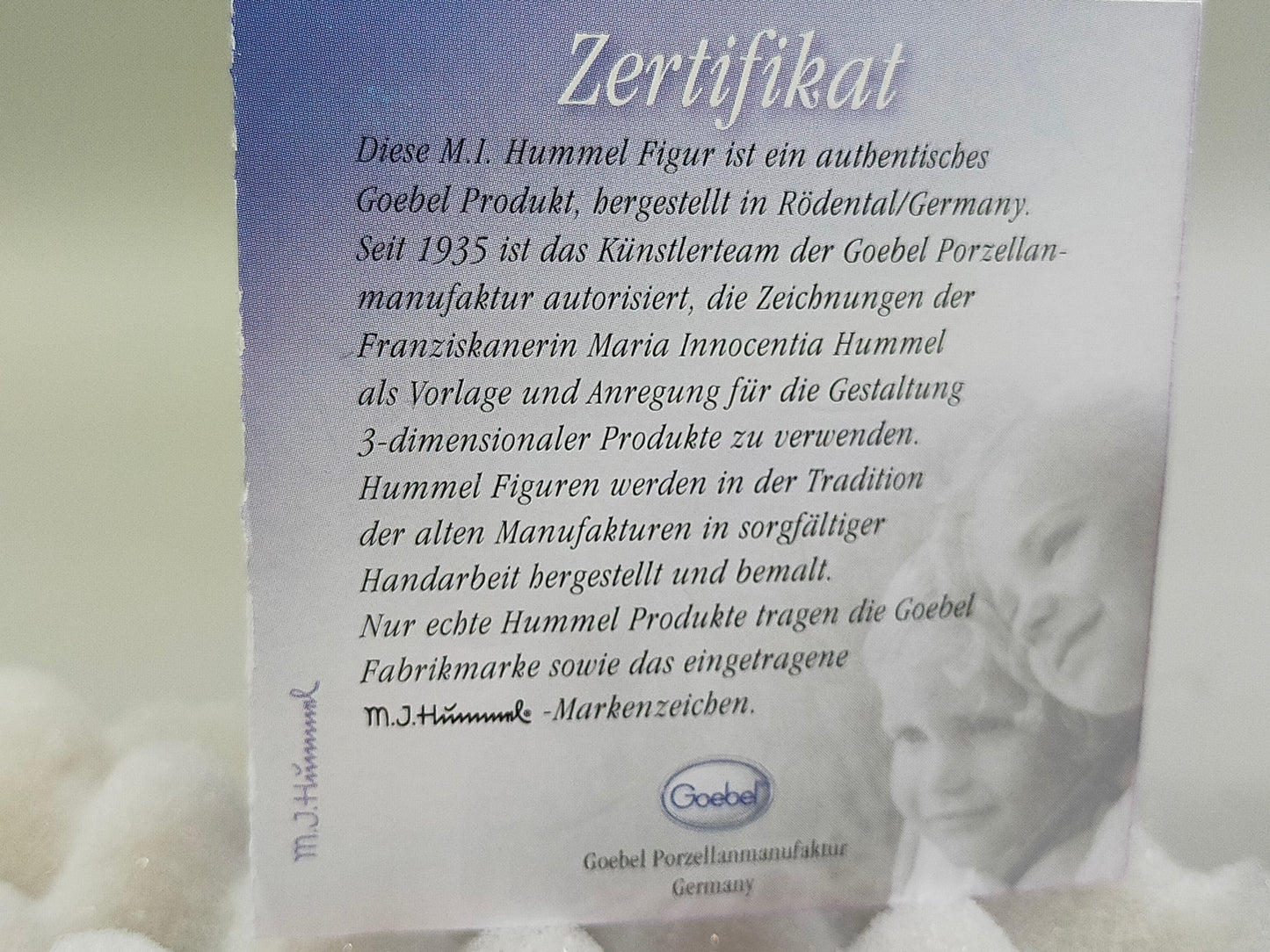 Goebel Hummel Figur "Puppendoktor" –  Mit Original Verpackung und Zertifikat