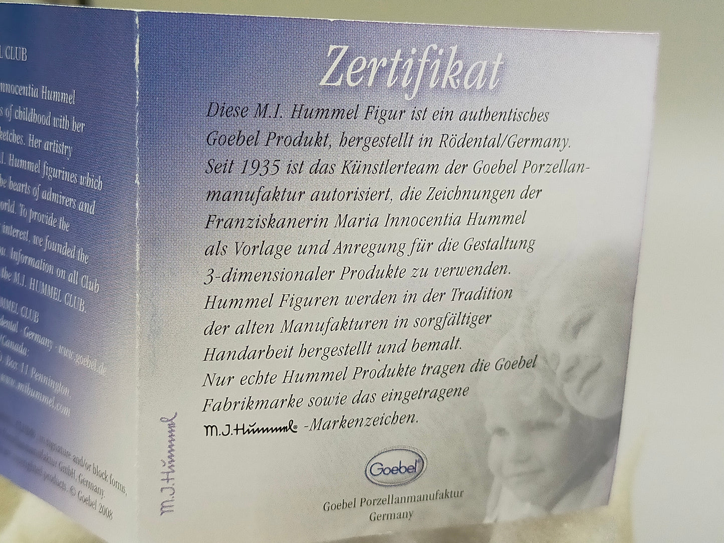 Goebel Hummel Figur "Der Apotheker" – Mit Original Verpackung und Zertifikat