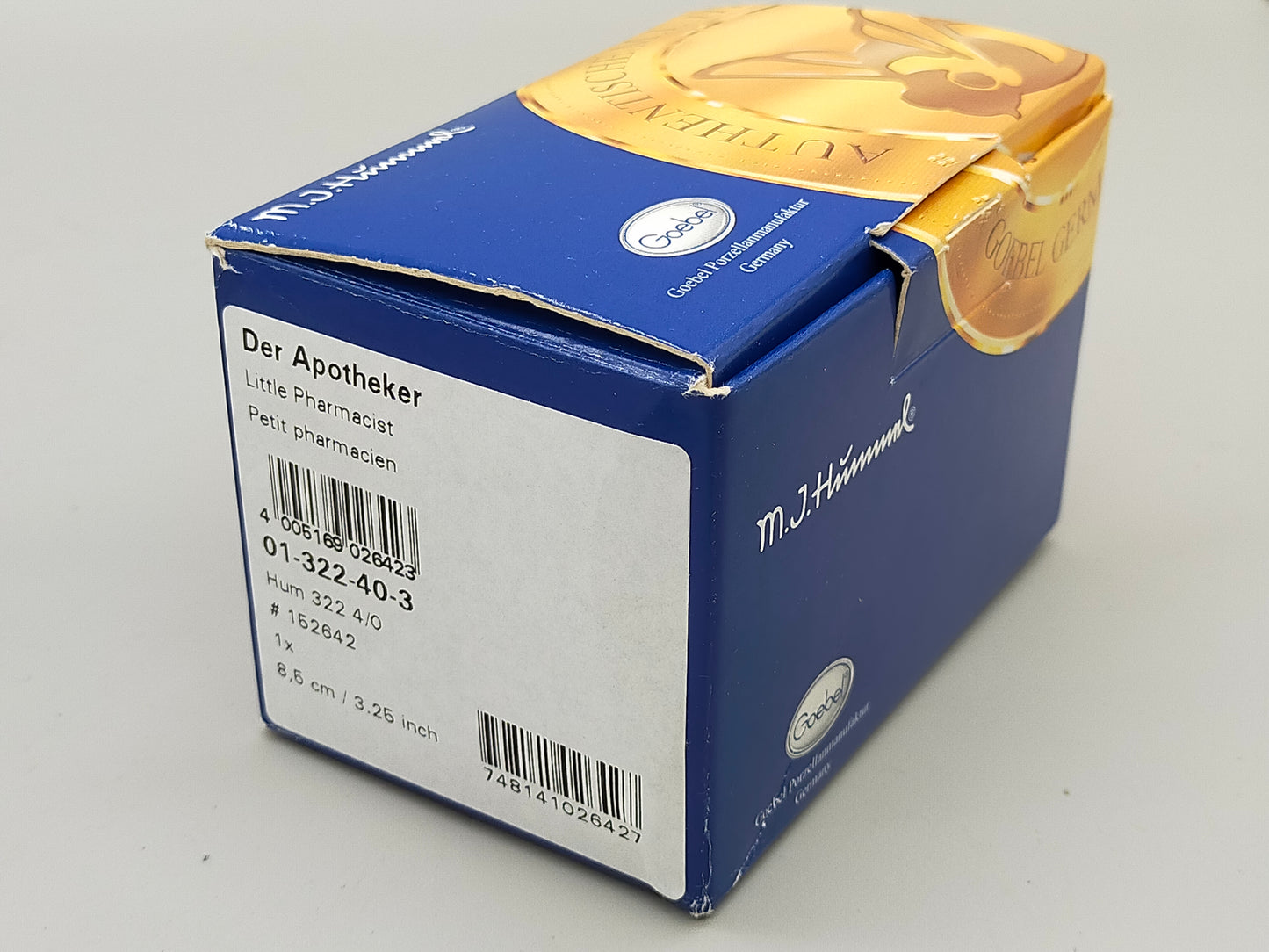 Goebel Hummel Figur "Der Apotheker" – Mit Original Verpackung und Zertifikat