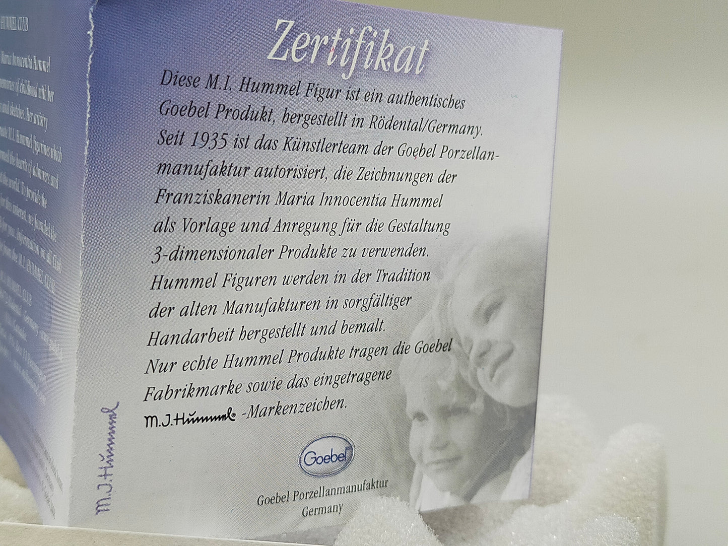 Goebel Hummel Figur Bäckersfrau Proud Baker Mit OVP und Zertifikat