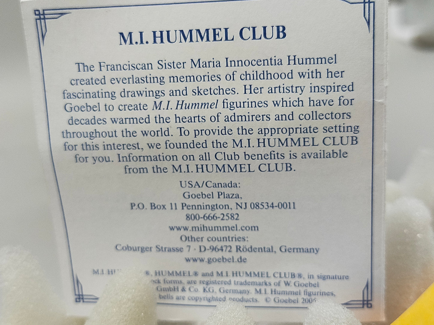 Goebel Hummel Figur "Dirigentin Melody" – Mit Original Verpackung und Zertifikat
