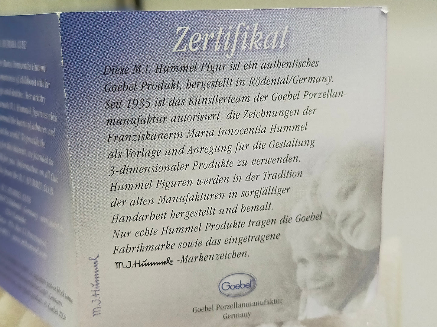 Goebel Hummel Figur Hoffentlich schneit's bald wieder Mit OVP & Zertifikat