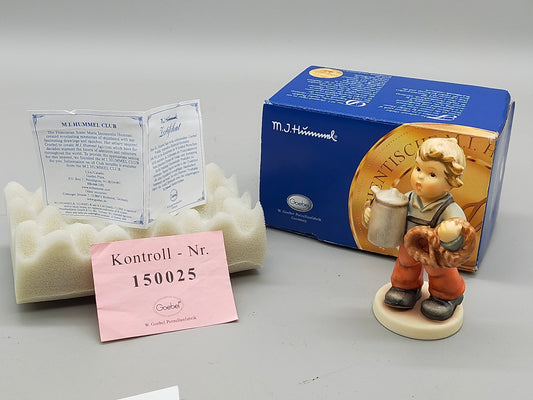 Goebel Hummel Figur "Frisch gezapft" – Mit Original Verpackung und Zertifikat