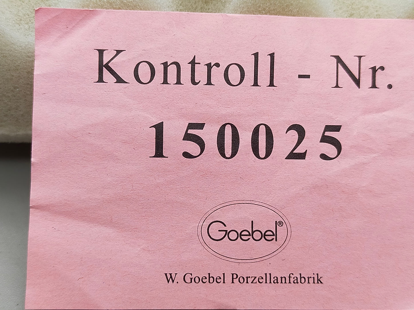Goebel Hummel Figur "Frisch gezapft" – Mit Original Verpackung und Zertifikat