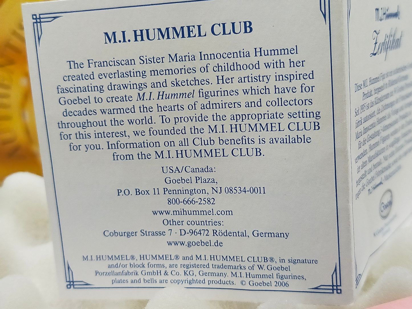 Goebel Hummel Figur "Gewonnen" – Mit Original Verpackung und Zertifikat