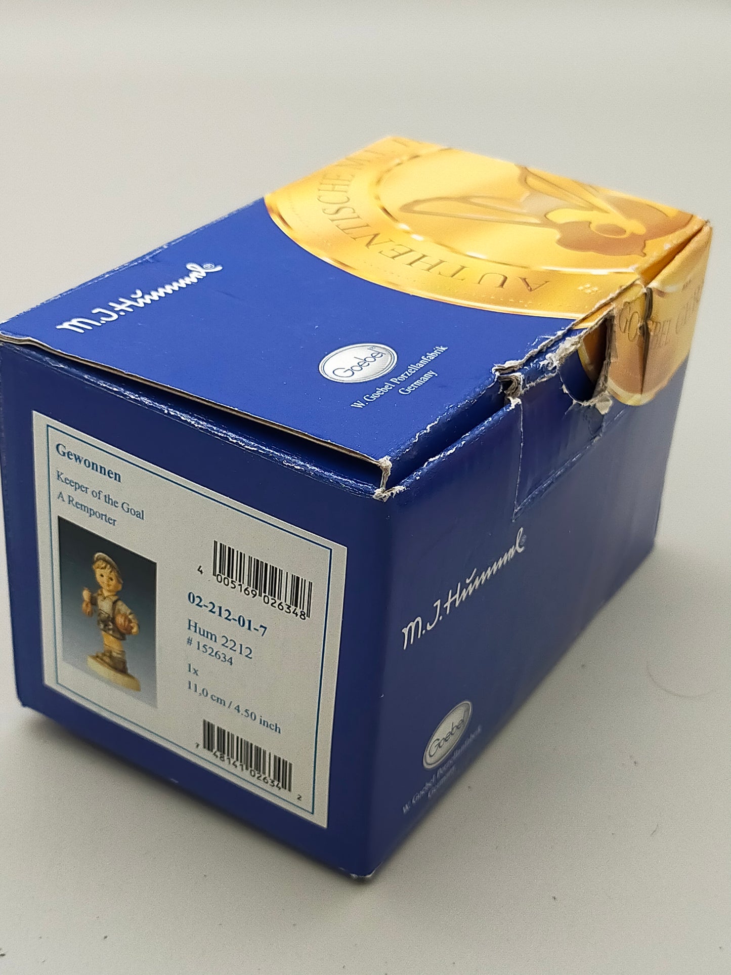 Goebel Hummel Figur "Gewonnen" – Mit Original Verpackung und Zertifikat