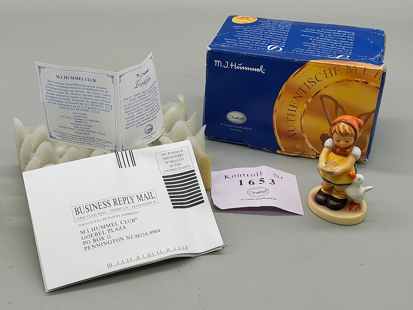 Goebel Hummel Figur "Entenmütterchen" – Mit Original Verpackung und Zertifikat