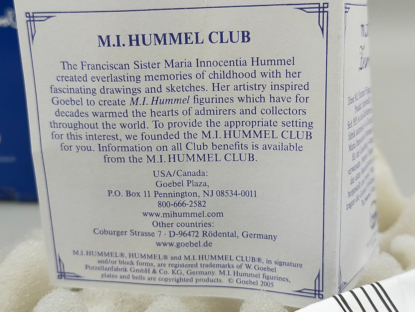 Goebel Hummel Figur "Entenmütterchen" – Mit Original Verpackung und Zertifikat