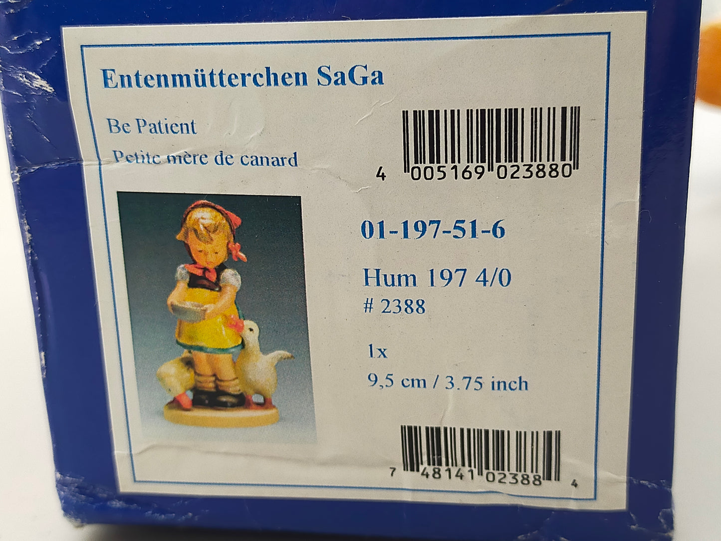 Goebel Hummel Figur "Entenmütterchen" – Mit Original Verpackung und Zertifikat