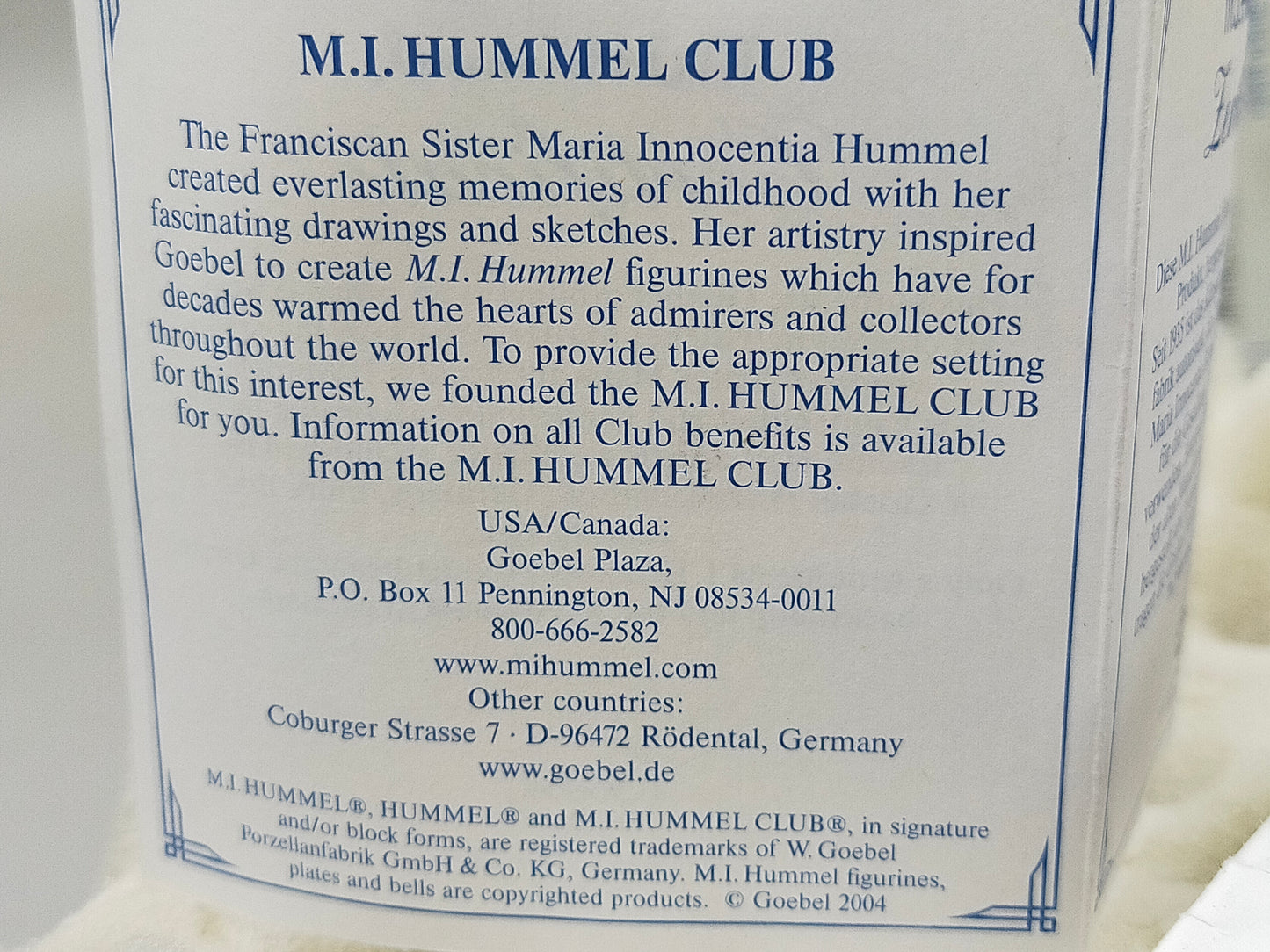 Goebel Hummel Figur Zwick mich nicht Mit OVP und Zertifikat