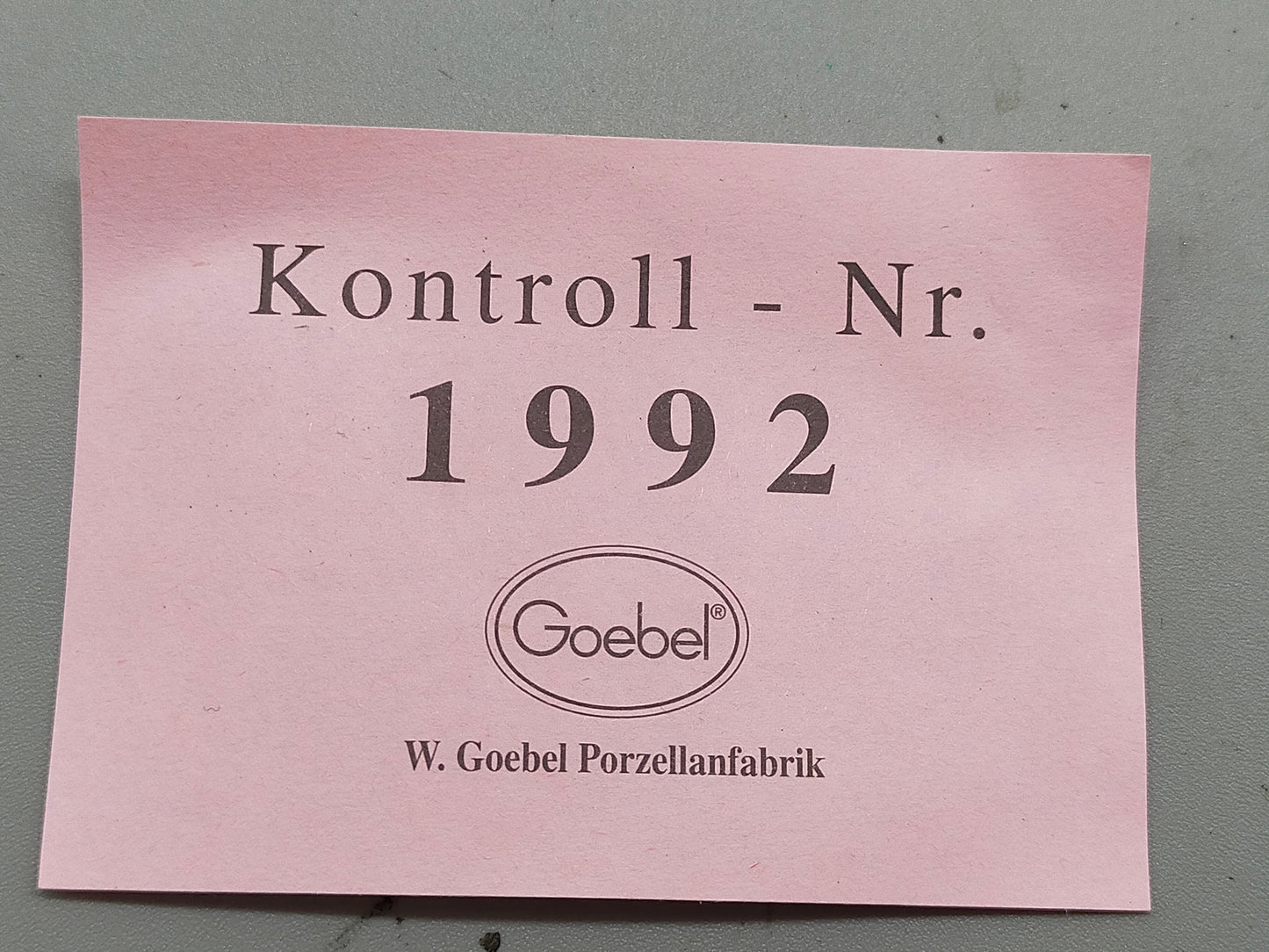 Goebel Hummel Figur Zwick mich nicht Mit OVP und Zertifikat