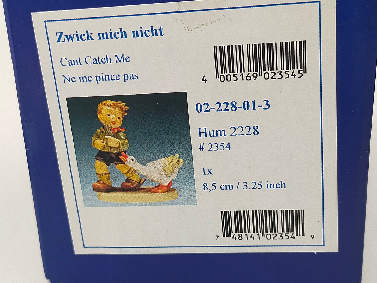 Goebel Hummel Figur Zwick mich nicht Mit OVP und Zertifikat