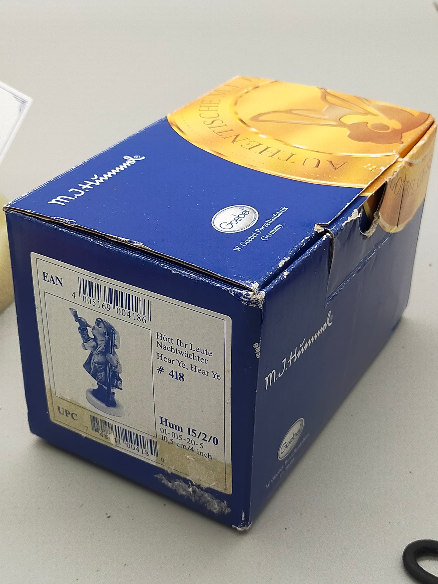 Goebel Hummel Figur "Nachtwächter" – Mit Original Verpackung und Zertifikat