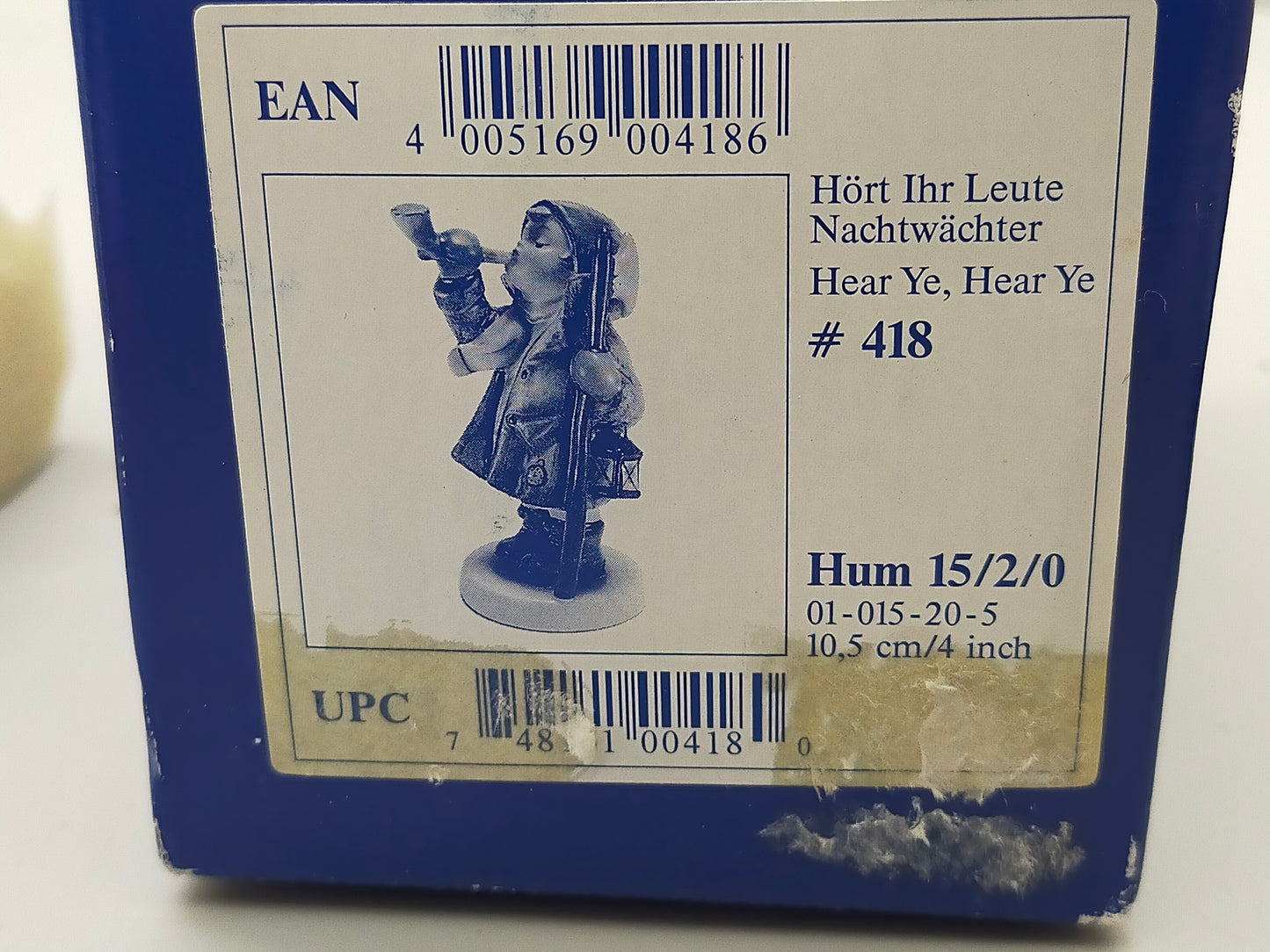 Goebel Hummel Figur "Nachtwächter" – Mit Original Verpackung und Zertifikat