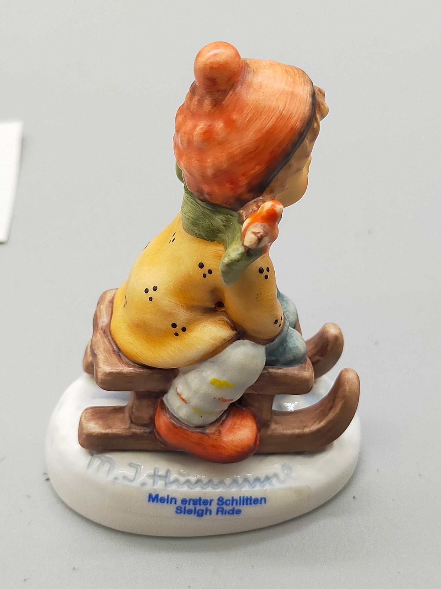 Goebel Hummel Figur "Mein erster Schlitten" – Mit OVP und Zertifikat