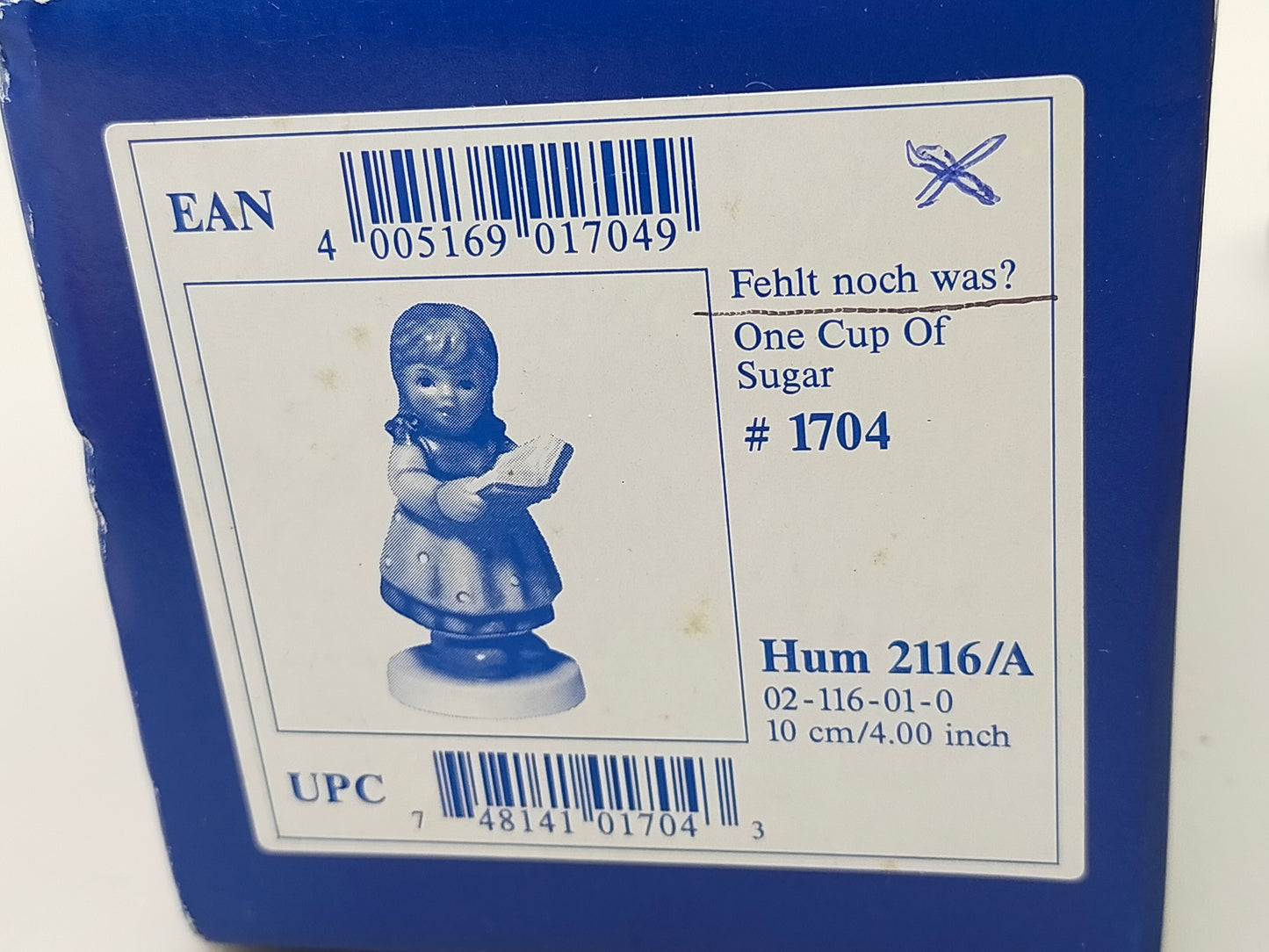 Goebel Hummel Figur "Fehlt noch was?" – Mit Original Verpackung und Zertifikat