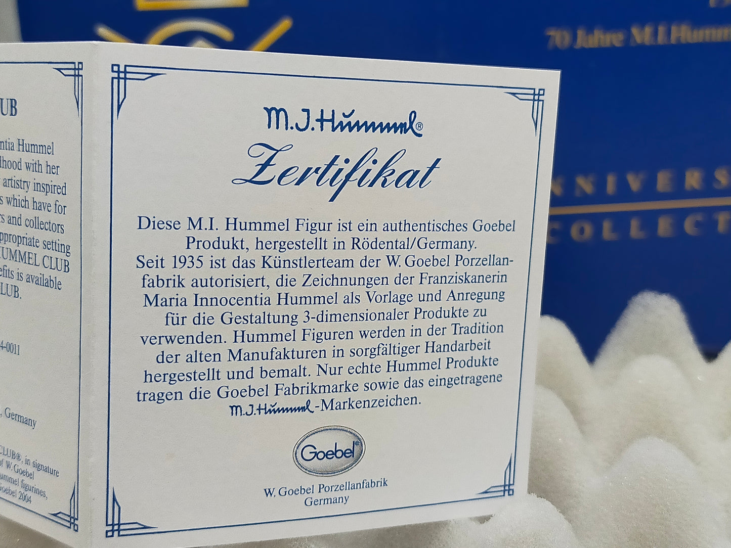 Goebel Hummel Figur "Jägerlein" – Mit Original Verpackung und Zertifikat