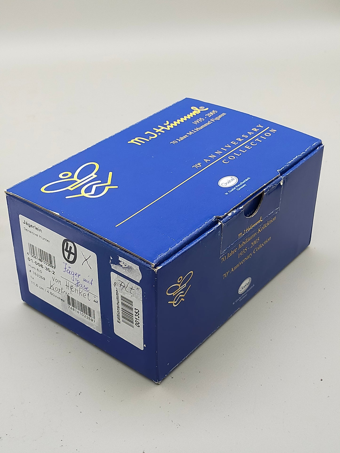 Goebel Hummel Figur "Jägerlein" – Mit Original Verpackung und Zertifikat