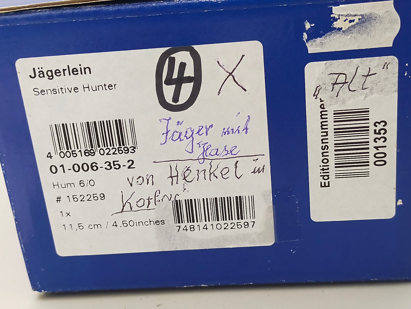 Goebel Hummel Figur "Jägerlein" – Mit Original Verpackung und Zertifikat