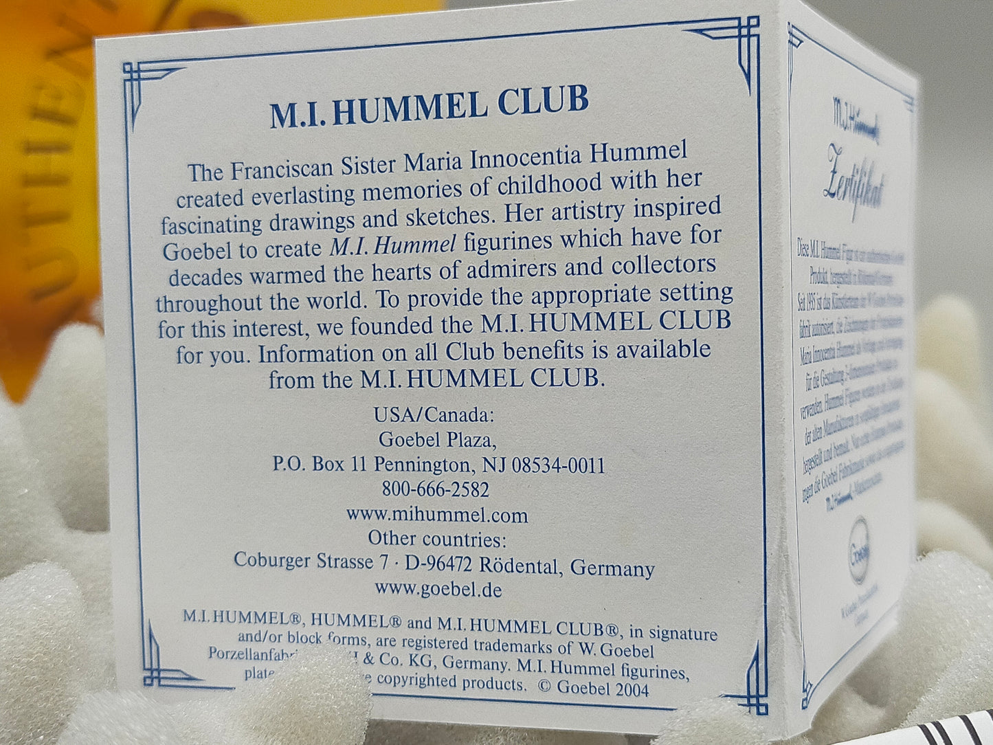 Goebel Hummel Figur I habs erreicht Mountaineer OVP & Zertifikat
