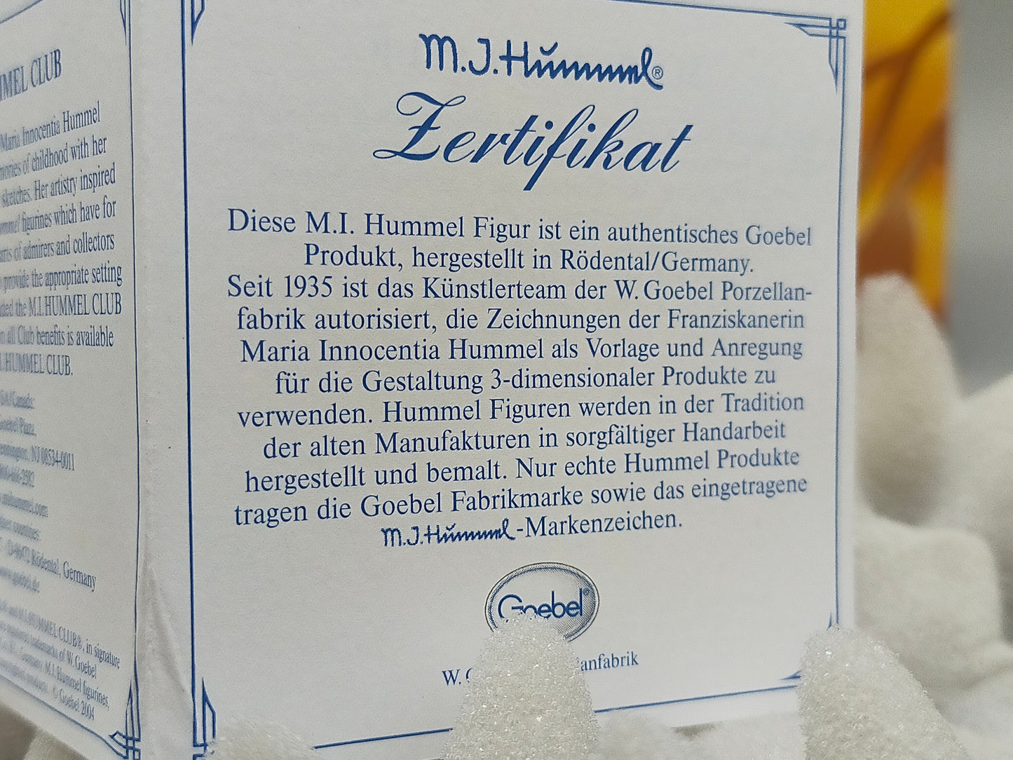 Goebel Hummel Figur I habs erreicht Mountaineer OVP & Zertifikat