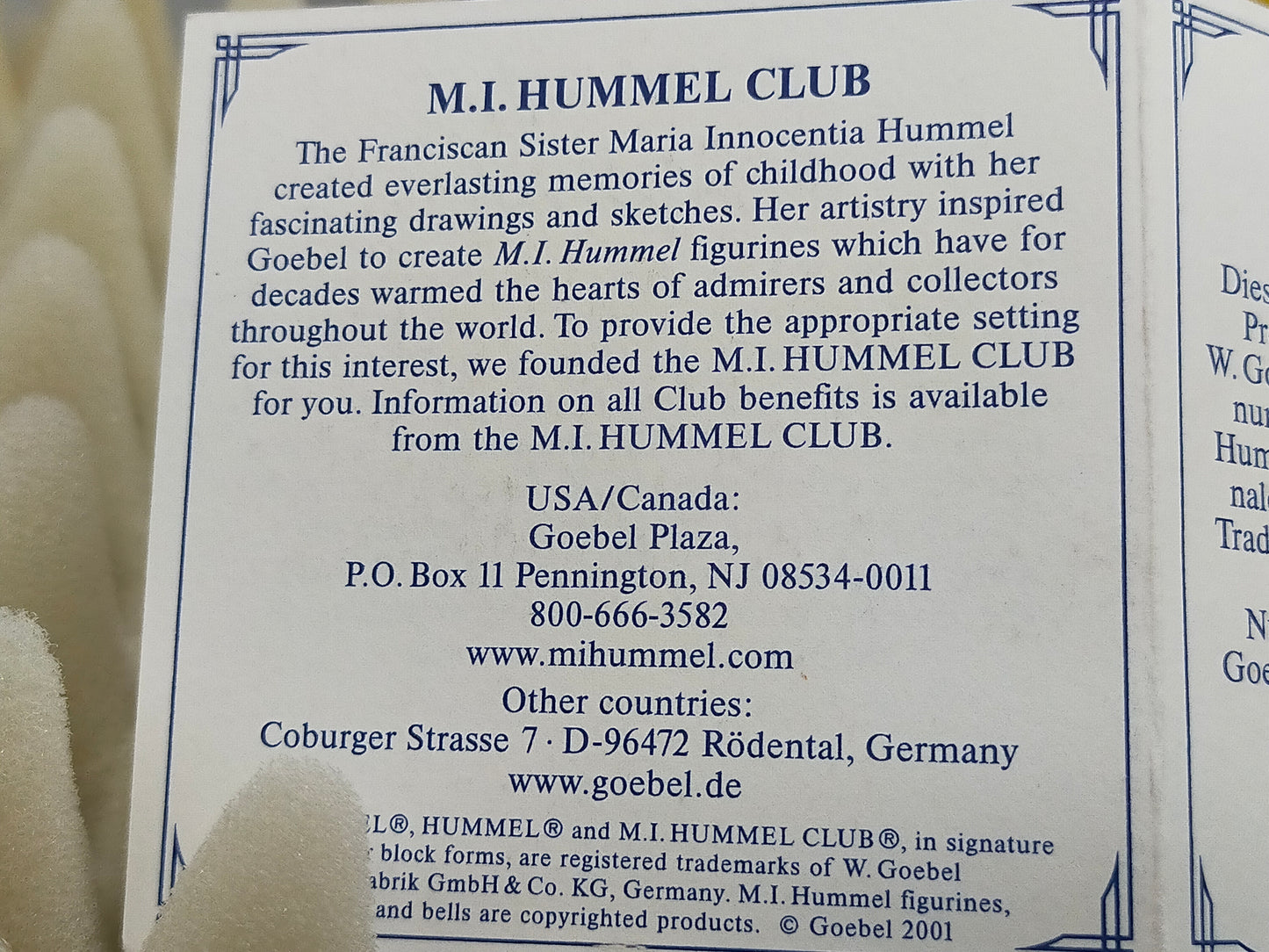 Goebel Hummel Figur "Sonnenkind Sunny Morning" – Mit OVP und Zertifikat