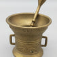 Antiker NEIT Verwini - Messing Mörser mit Pistill – Historisches Design - 1590