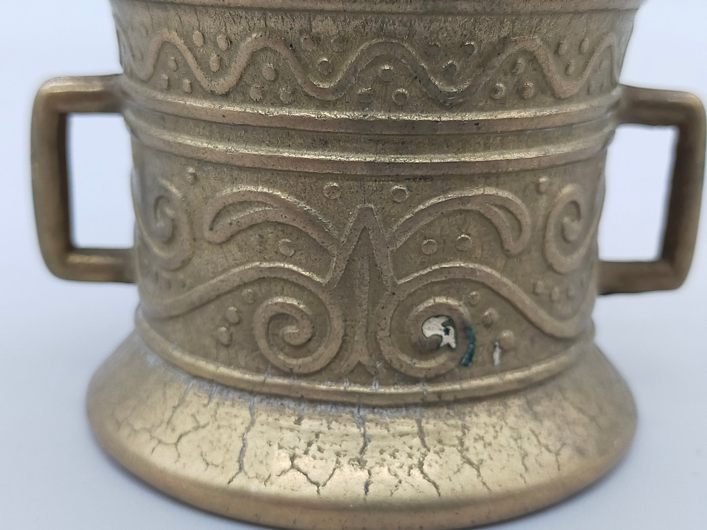 Antiker NEIT Verwini - Messing Mörser mit Pistill – Historisches Design - 1590