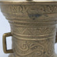 Antiker NEIT Verwini - Messing Mörser mit Pistill – Historisches Design - 1590