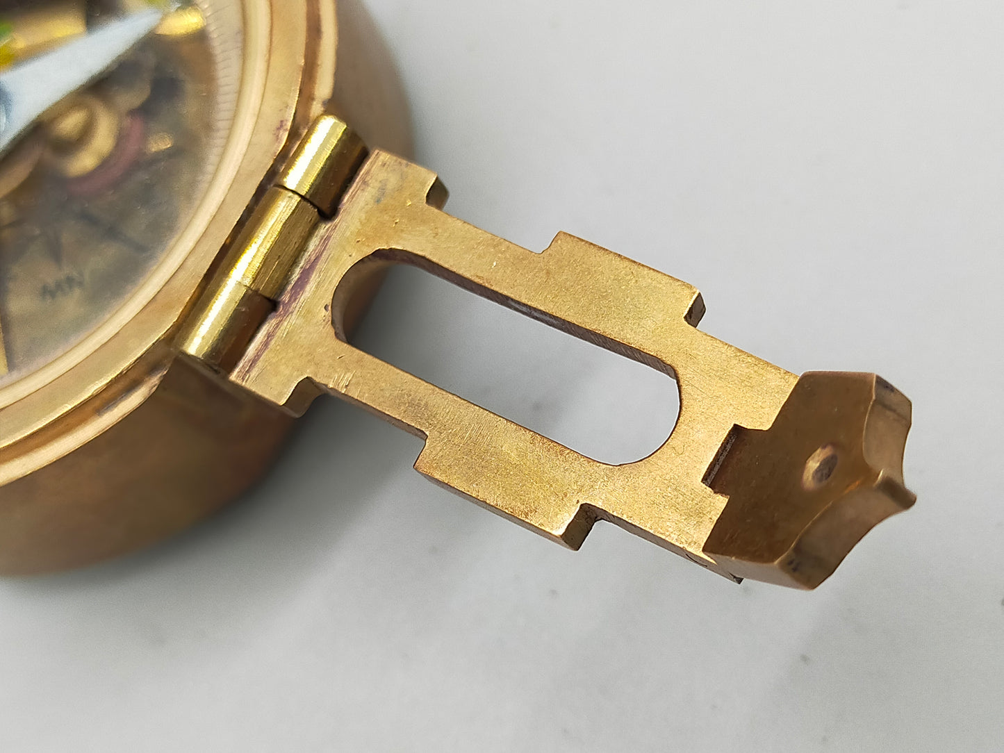 Antiker Stanley London Messing Kompass – Historische