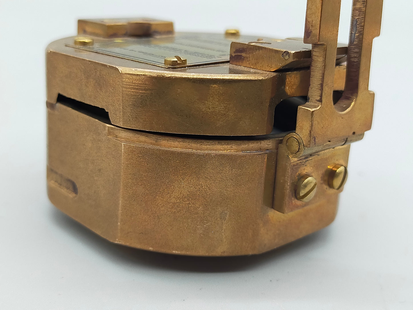 Antiker Stanley London Messing Kompass – Historische