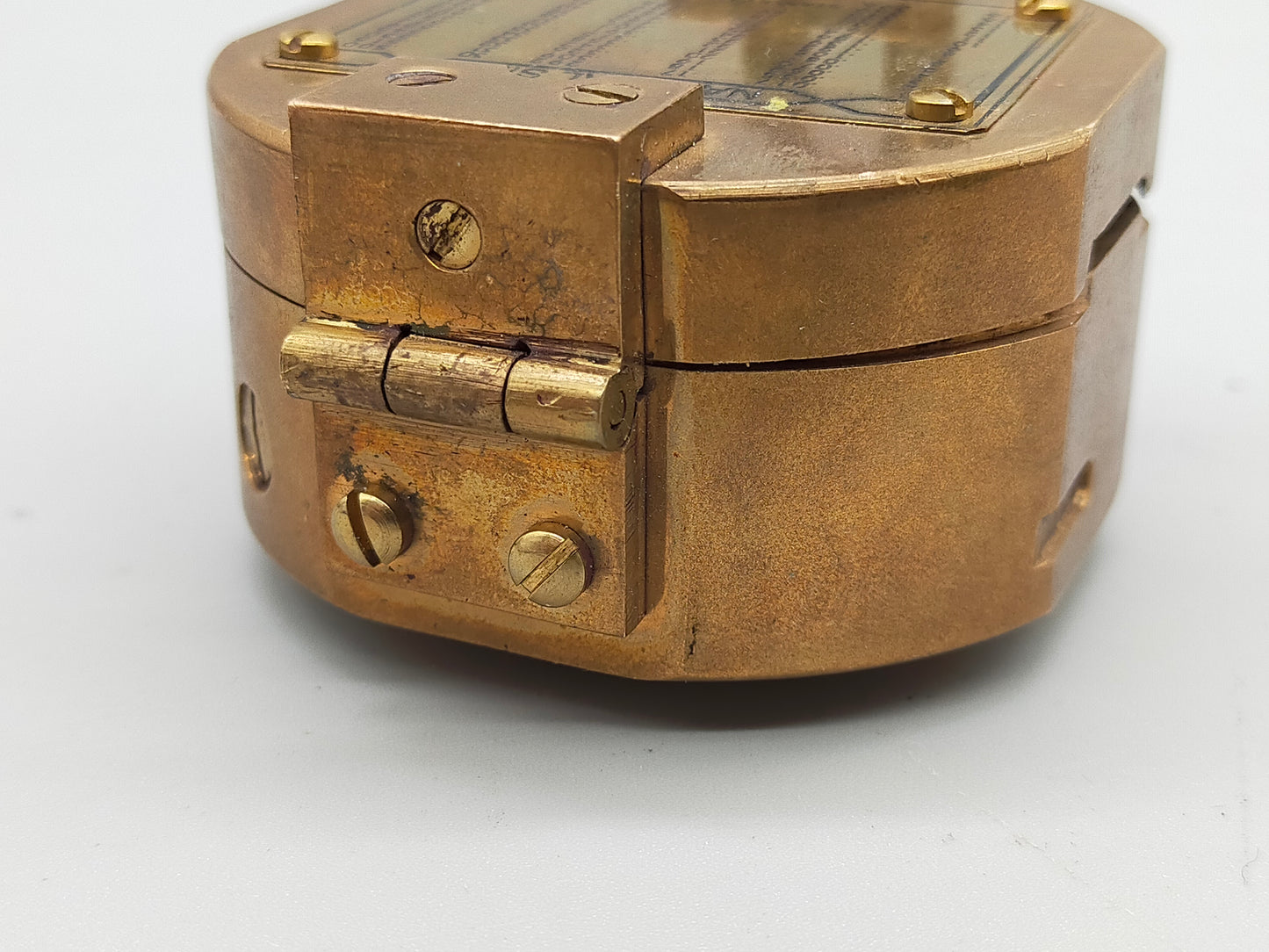 Antiker Stanley London Messing Kompass – Historische