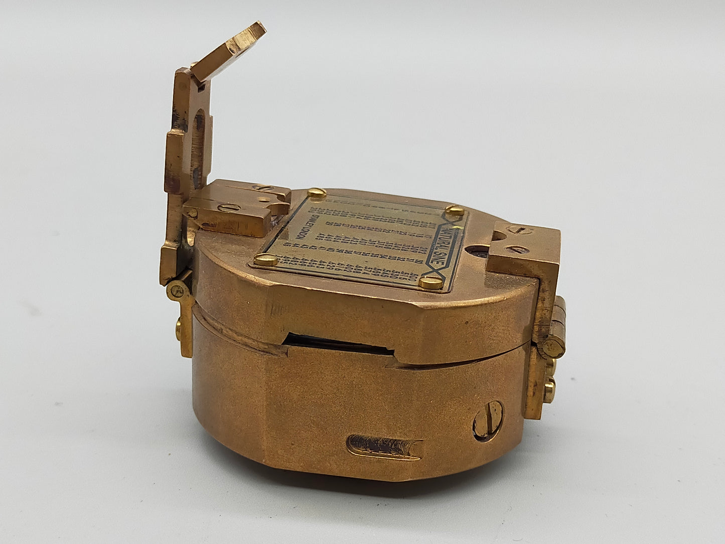 Antiker Stanley London Messing Kompass – Historische